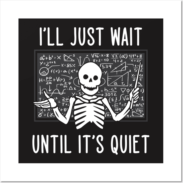 I'll Just Wait Until It's Quiet Wall Art by redbarron